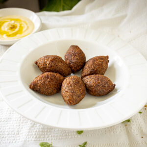 Fried Meat Kibbeh Bites (Cone-Shaped)